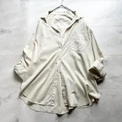 ジャーナルスタンダード　relume　バイオウォッシュ　オーバーサイズシャツ