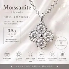 モアサナイト 1ct 雫 ネックレス 人工ダイヤモンド シルバー925 