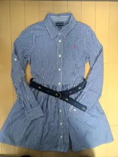 これ以上の値下げ終了　Ralph Lauren ストライプワンピース 145cm
