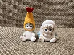 えびニャンとサメにゃん　フィギュア 2体セット mofusand