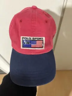 Polo Sport 赤紺 キャップ