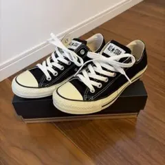 超美品コンバース オールスター ブラックレディース24.5cm