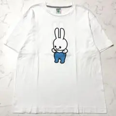 CUNE プリケツ うさぎ ロゴ プリント 半袖 Tシャツ ホワイト Lのサムネイル