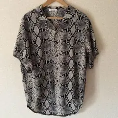 wacko mariaかり　パイソン　スネーク柄シャツのサムネイル
