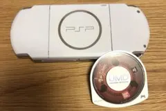 PSP3000 ホワイト　本体　ナルティメットインパクト　NARUTO
