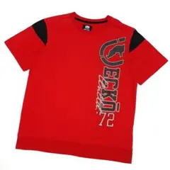 エコーアンリミテッド サイ ロゴ Tシャツ L 赤 Y2K US古着のサムネイル