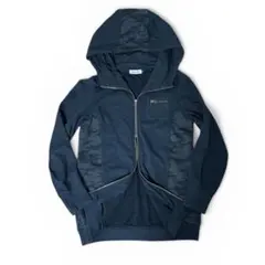 AVIREX 迷彩 パーカー ダブルジップ ハイネック