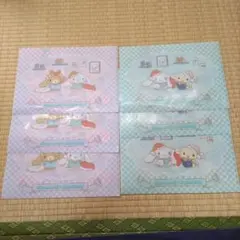 匿名配送　2種類各3枚　合計6枚セット　シナモロール くら寿司 クリアファイル