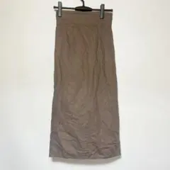 エルフランク　スカート 麻100% ロング丈 サイズS 美品 古着のサムネイル