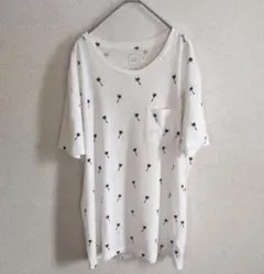 【GAP】 パームツリー柄 ホワイトTシャツ　サイズＳのサムネイル