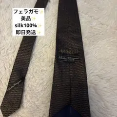 Salvatore Ferragamo シルクネクタイ