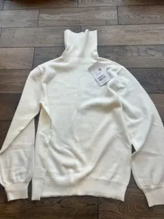 CINEMA CLUB ホワイト ニットセーター Mサイズ