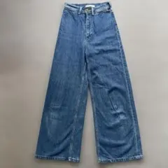 AZUL BY MOUSSY アズールバイマウジーハイウエスト ワイド デニム