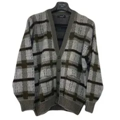 【新品・未使用品】Christian Dior USA製 刺繍 黒 カーディガン ご成約済 Christian Dior 現行タグ 刺繍ロゴカシミヤ