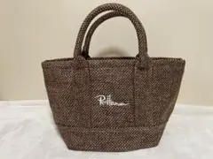 ロンハーマン ロゴ刺繍 トートバッグ 茶色 新品未使用