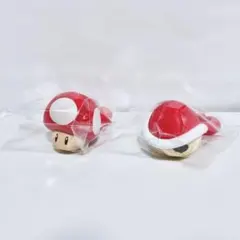 マリオ ファッションリング　ガチャガチャ　きのこ　あかこうら