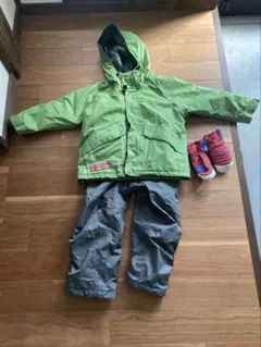 110-120 スキー・スノーボード・スノーウェア　手袋付き