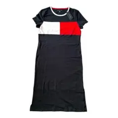 Tommy Hilfiger トミーヒルフィガー ロゴ ワンピース M