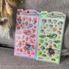 【正規品】うるちゅるポップシールパワーパフガールズ　ブロッサム　バターカップ