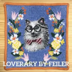フェイラー LOVERARY BY FEILER ハンカチ　猫
