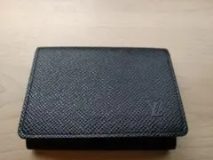 Louis Vuitton ルイヴィトン タイガ 名刺入れ 黒 ブラック