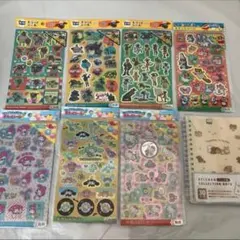 クレヨンしんちゃん　ひつじのショーン　サンリオ キティ　シール　シール帳