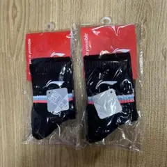 Li-Ning ブラックソックス AWST058-2 22-25cm新品未使用品