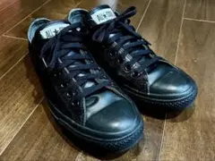 【最終値下【わりと美品】コンバース オールスター レザー ALL STAR OX