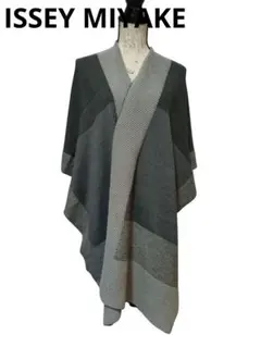 難あり▪︎イッセイミヤケ▪︎ISSEY MIYAKE ▪︎夏のブリーツストール ISSEY MIYAKE イッセイミヤケ プリーツ ストール 日本製 ベージュ