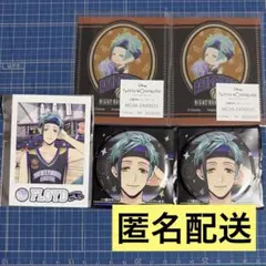 ツイステ フロイド クラブウェア 缶バッジ カードケース 特典 POP UP