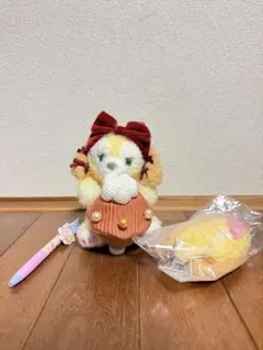 쿠키안 할로윈 봉제인형 어깨 놓기 볼펜 슈슈셋
