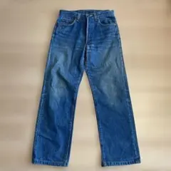 Levi's 501 80年代　ボタン裏555 裾にダメージあり