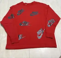 90s NIKE JUST DO IT 長袖カットソー レッド M - メルカリ