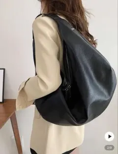 SHEIN トートバッグ ブラック