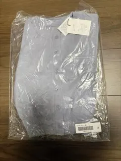 GRL an1509 ショート丈ニットカーディガン ブルー