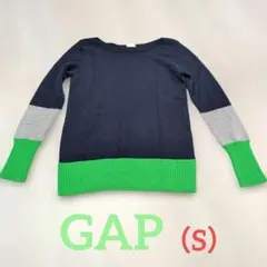 新品 タグ付き GAP カラーブロック ニット セーター 長袖