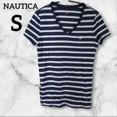 1点限定⭐️NAUTICA【S】 ストライプ 半袖Tシャツ