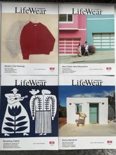 ユニクロ LifeWear magazine ライフウェアマガジン 4冊セット
