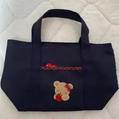 ネコヤナギ 様専用☆未使用品☆ファミリア ランチトートバッグ 赤