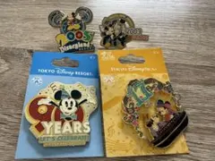 Disney 2004年 ピンバッジ 5点セット ディズニー - メルカリ