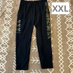 アンダーアーマー　ナイロンパンツ　迷彩　XXL ブラック