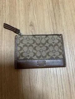 美品、coach コインケース