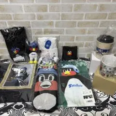 □直筆サイン入り□つば九郎抱っこぬいぐるみ特大 青木宣親 山崎晃大朗