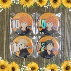 ハイキュー キックオフイベント 缶バッジ 烏野