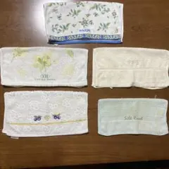 ５枚　中古　タオルハンカチ　まとめ売りのサムネイル