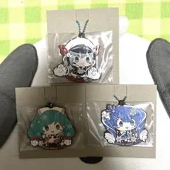 雪ミク 一番くじ R賞 ラバーチャーム 3点セット