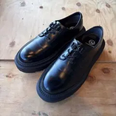 【1回使用】GUアンダーカバー 26cmチャンキーソールプレーントゥシューズ