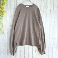 アンドイット スウェット トレーナー 綿100% プルオーバー 長袖 M L