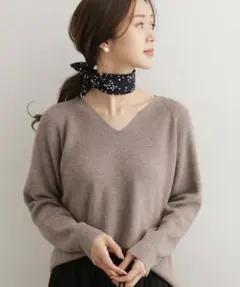 DOORS 畦Vネックニットプルオーバー