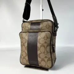 美品 COACH コーチ ショルダーバッグ シグネチャー PVC 斜め掛けのサムネイル
